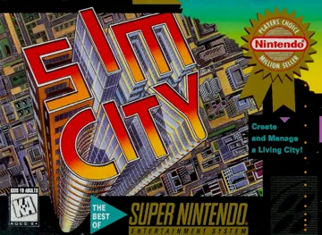 SimCity (USA) box cover front